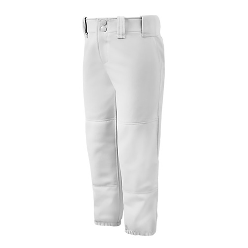 Mizuno Ladies Low Rise Belted Pants - White