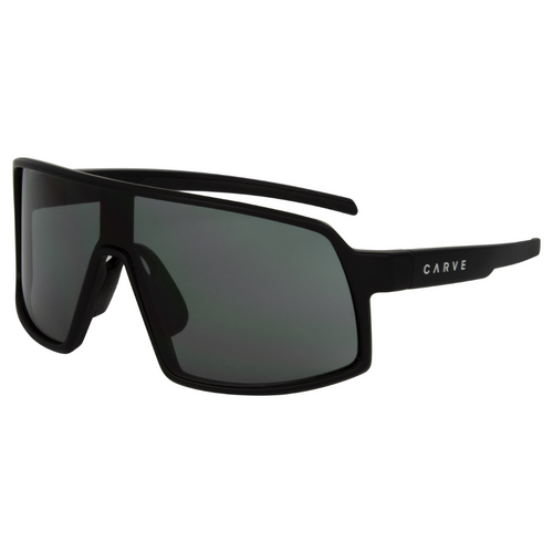 Carve SIERRA Performance Sunglasses - Matt Black Frame with Grey Lens