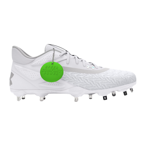 Under Armour Yard MT 3.0 Metal Cleats - White