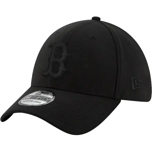 New Era 39Thirty Boston Red Sox Baseball Cal - Black on Black