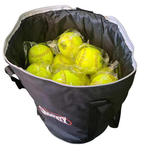Ball Bag with 2 Dozen 11 inch Softballs