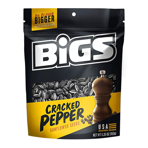 BIGS Sunflower Seeds 5.35 oz - Cracked Pepper
