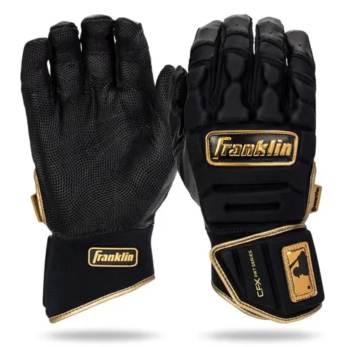 Franklin CFX PRT Protective Batting Gloves - Black