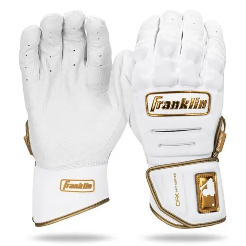 Franklin CFX PRT Protective Batting Gloves - White