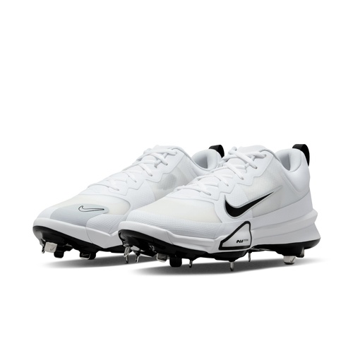 Nike Force Zoom Trout 9 Pro Metal Cleats - White/Black