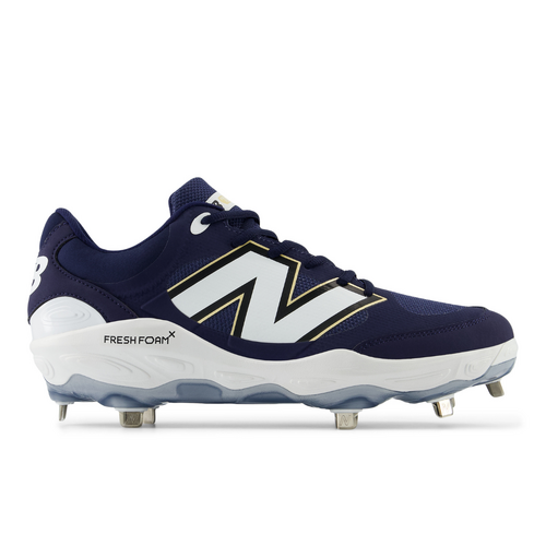 New Balance L3000v7 Fresh Foam 2E Metal Cleats - Navy