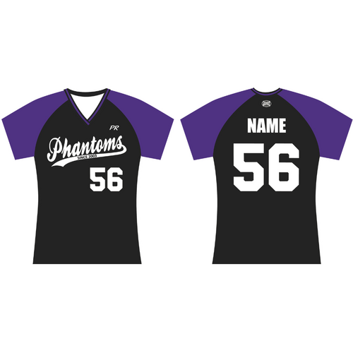 Phantoms Softball Club V-Neck Playing Top