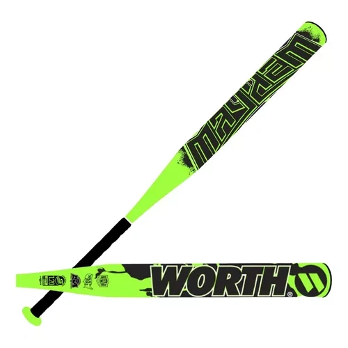 Worth Mayhem Softball Bat -8   34 inch / 26 oz