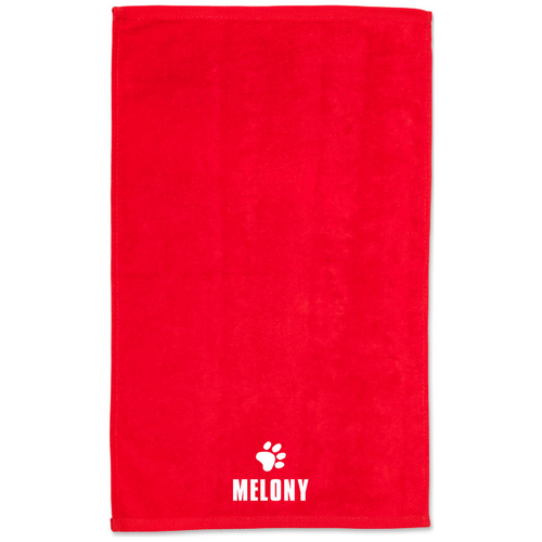 USC Softball Club Towel with Paw Print and Name