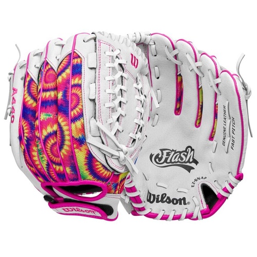 Wilson 2024 Flash Tie-Dye Softball Glove 12 inch