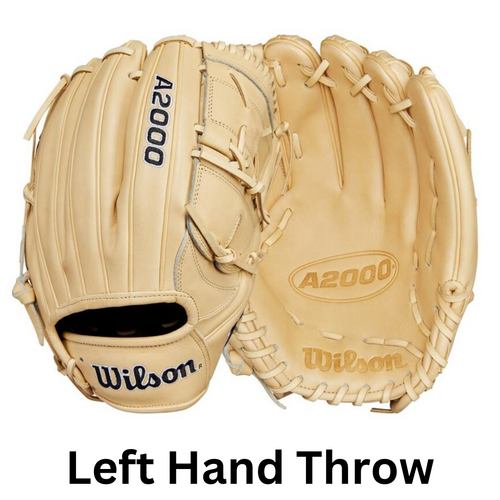 Wilson 2024 A2000 Classics B2 LHT Pitcher Glove 12 inch - Blonde - Left Hand Throw